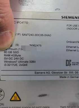 6AV7240-3DC06-0HA0橙色新功能完好议价出--议价商品