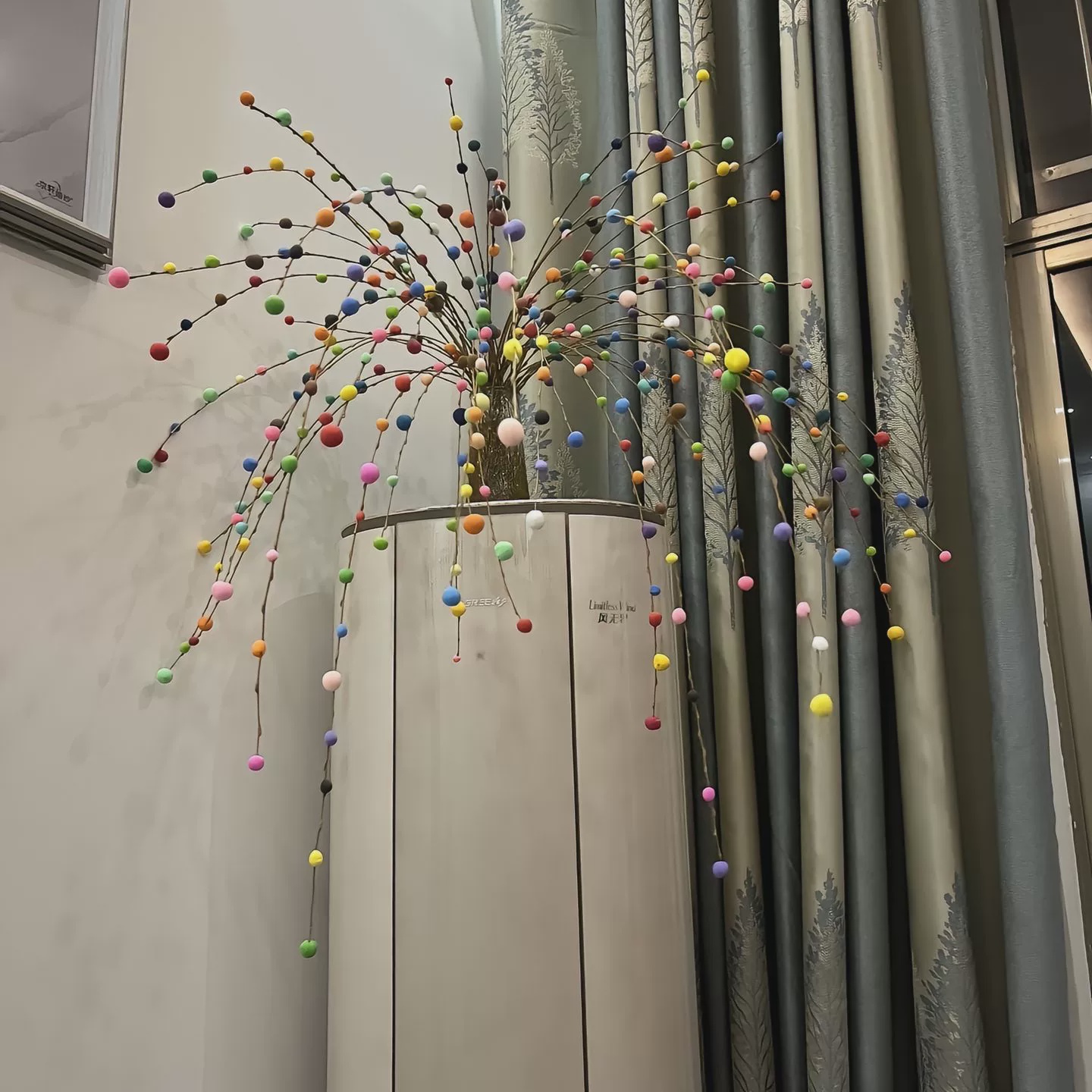 圣诞节黏土树枝diy自制材料包送闺蜜朋友氛围感客厅桌面摆件