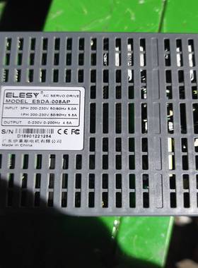 伊莱斯ESDA一008AP伺服驱动器。（零零电子）