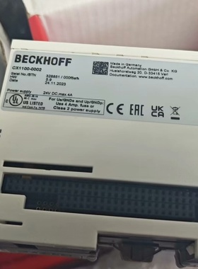 议价倍福BECKHOFF电源模块CX11000002议价