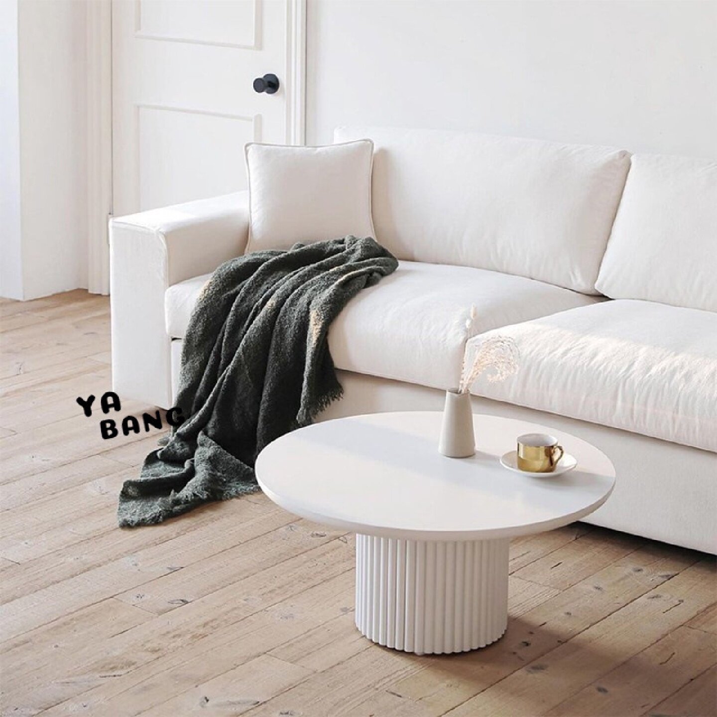 北欧简约圆形白色茶几休闲桌客厅阳台圆桌黑色咖啡桌小型圆形茶台