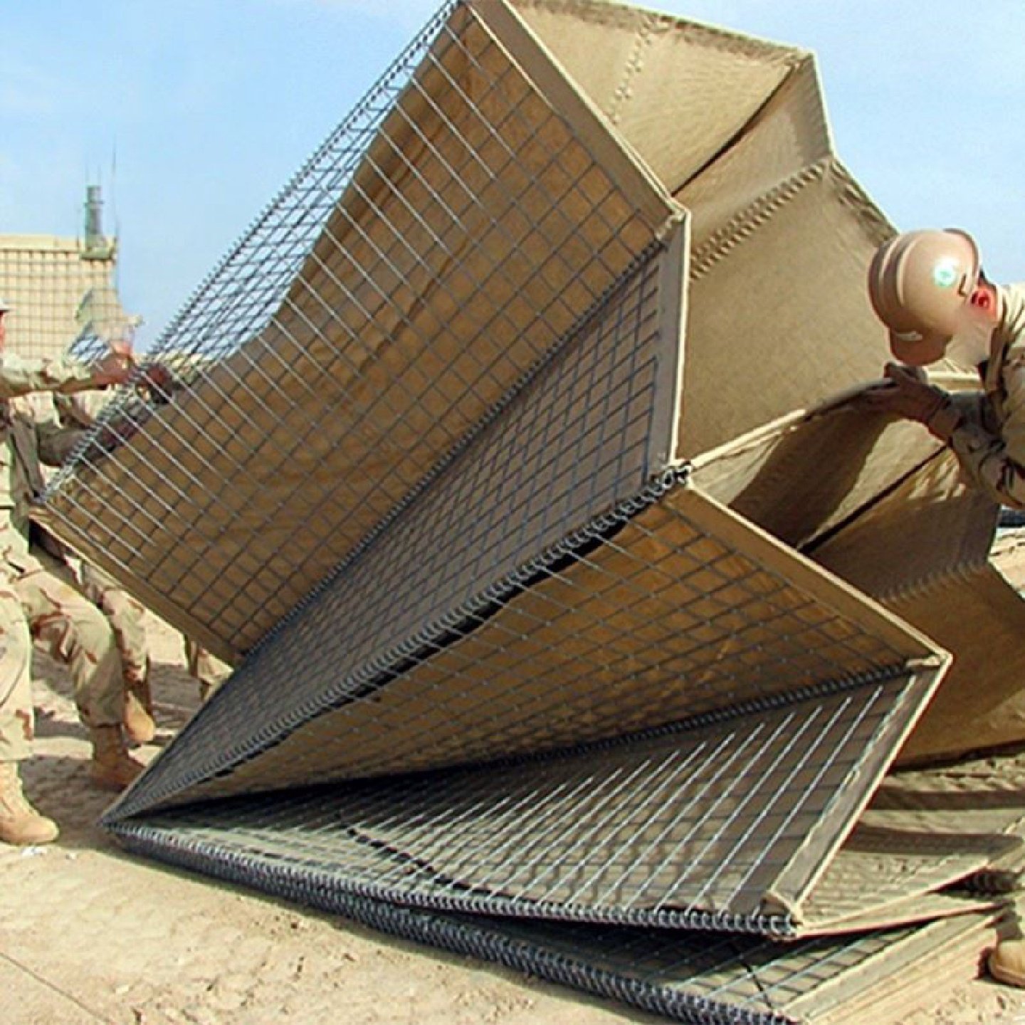 军事防爆笼便携式掩体防爆网箱折叠防爆挡土墙铁丝笼防爆锁扣沙箱,基础建材,安全网,淘宝优惠券,粉丝福利购,淘宝优惠卷