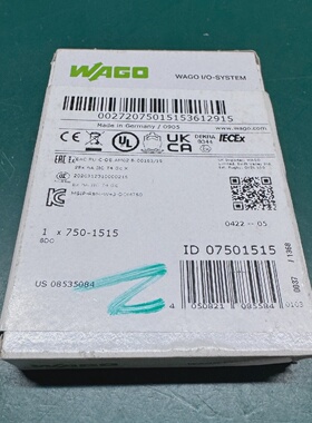 溢价-7501515WAGO万可模块