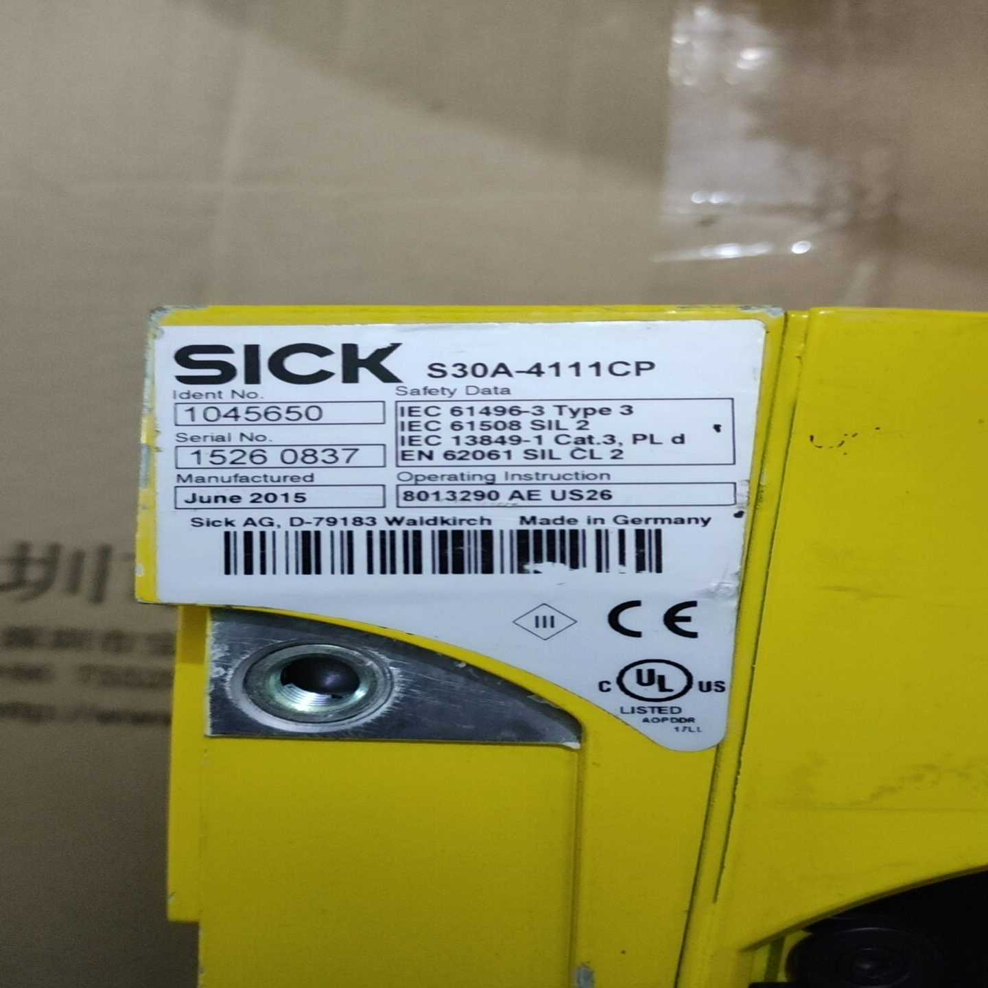 SICK西克激光传感器S30A-4111CP询价