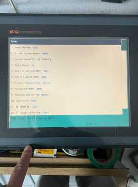 TOP触摸屏操作面板，型号TOP6TAS，韩国原装进口。实物--议价商品