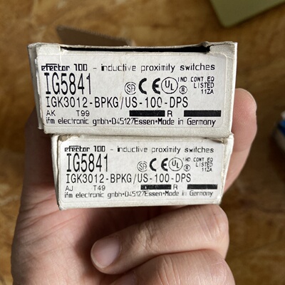 议价易福门传感器IG5841、全新未使用，还剩一个，