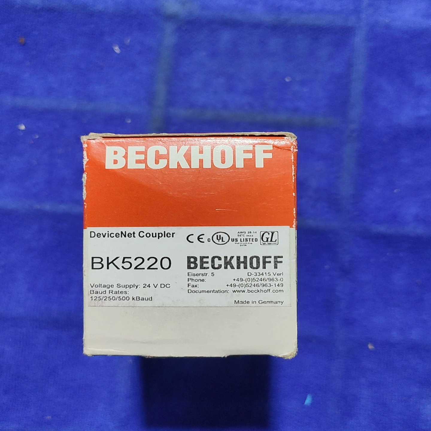 BECKHOFF倍福BK5220DeviceNet耦合器--议价商品