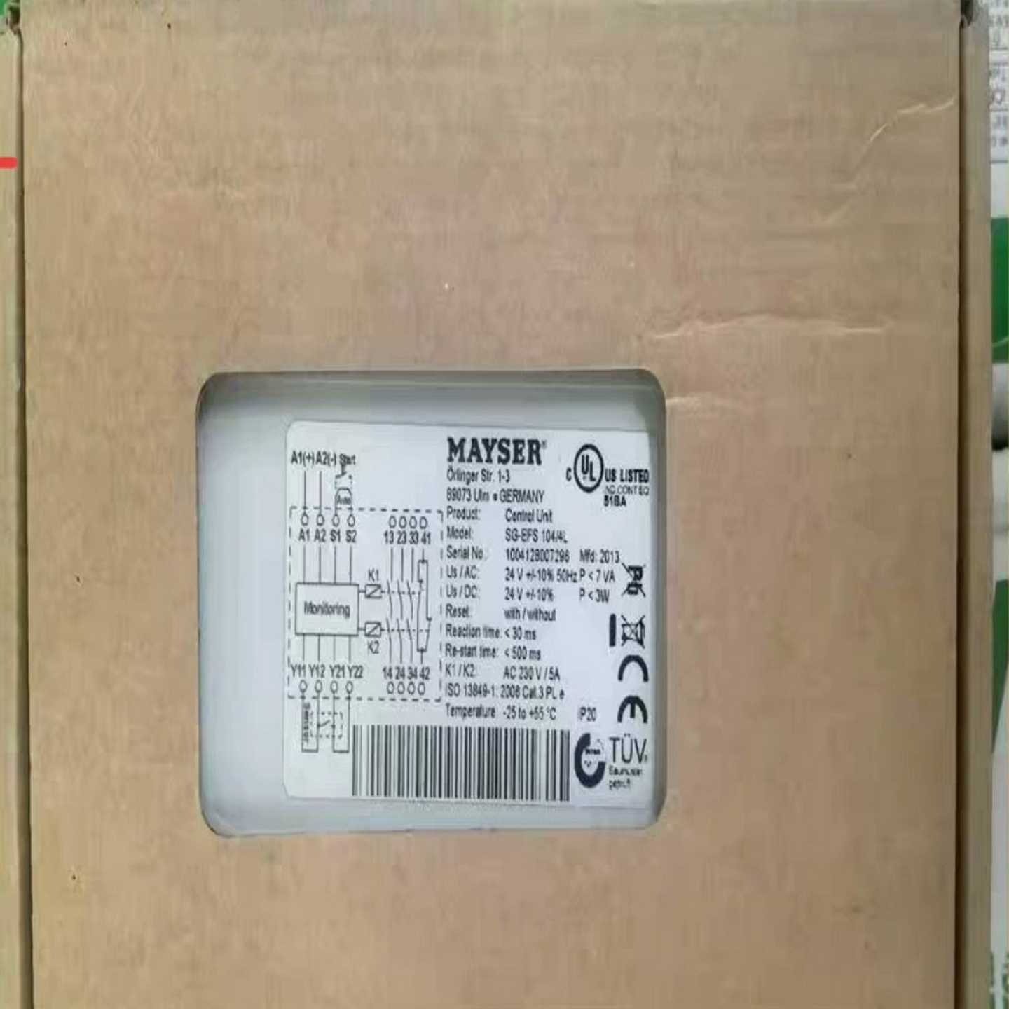 德国MAYSER安全继电器SG-EFS104/4L，询价