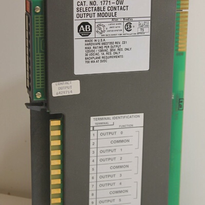 AllenBradley 1771OW Selectable Contact Output