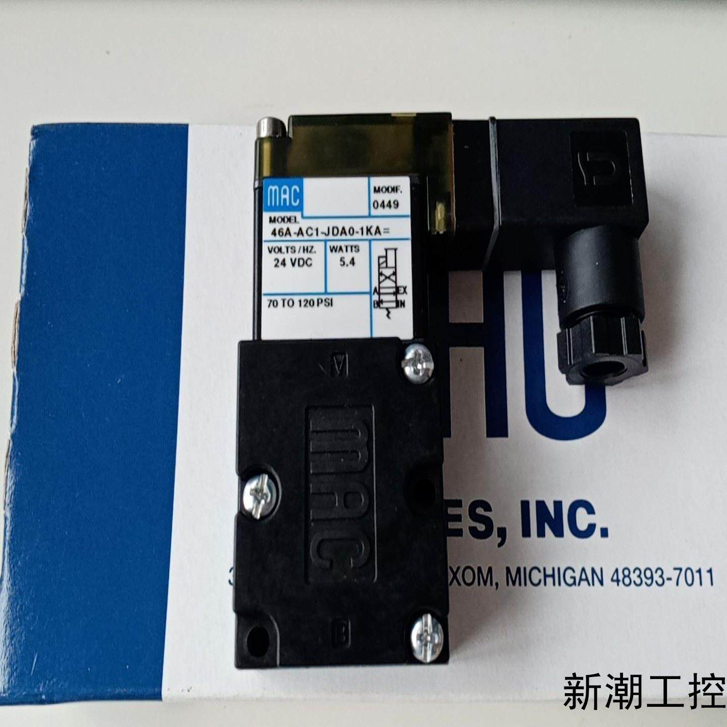 MAC电磁阀46A-AC1-JDA0-1KA=0449全新议价商品