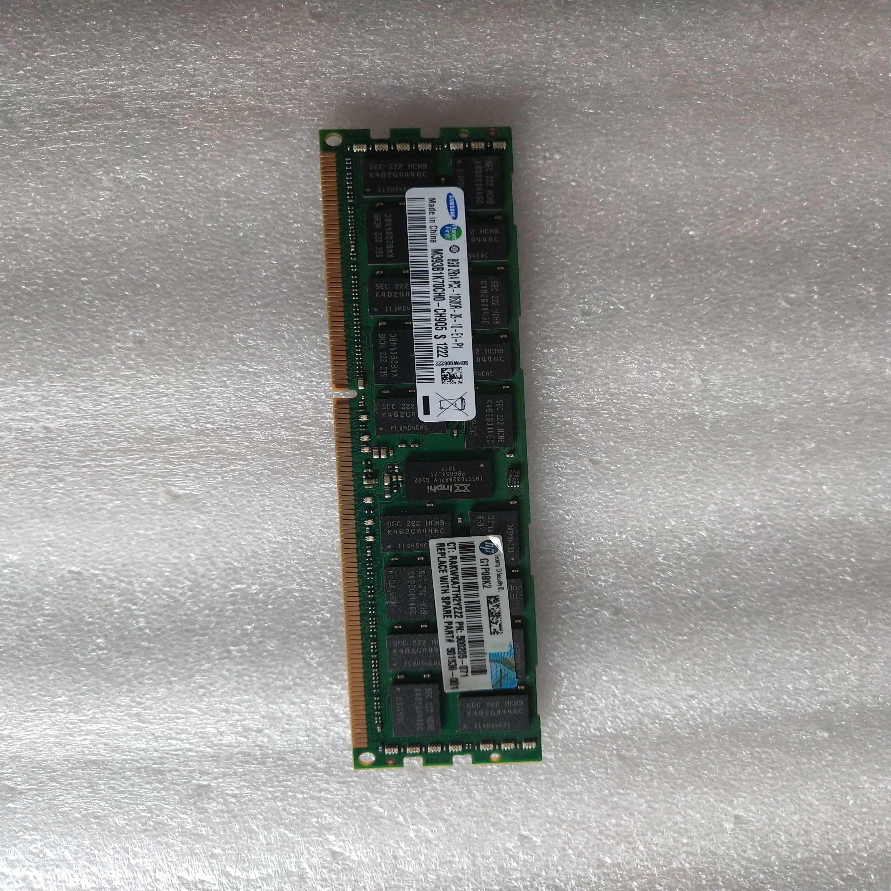 HP 8GB 2rx4 PC3-10600R 1333 500205-071 500662-B21 501536询价
