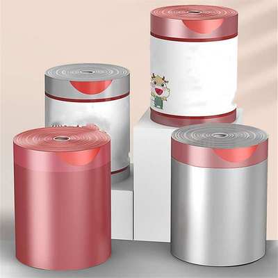 Household Garbage Bag With Drawstring Disposable Kitchen