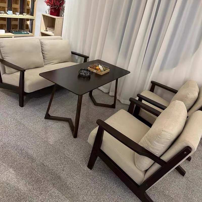 猫爪皮奶茶店咖啡厅酒吧西餐厅卡座沙发休闲洽谈商用桌椅组合