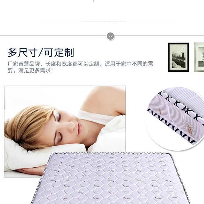 环保椰棕床垫双人棕垫1.8偏硬1.5加厚棕榈经济0.9折叠床垫