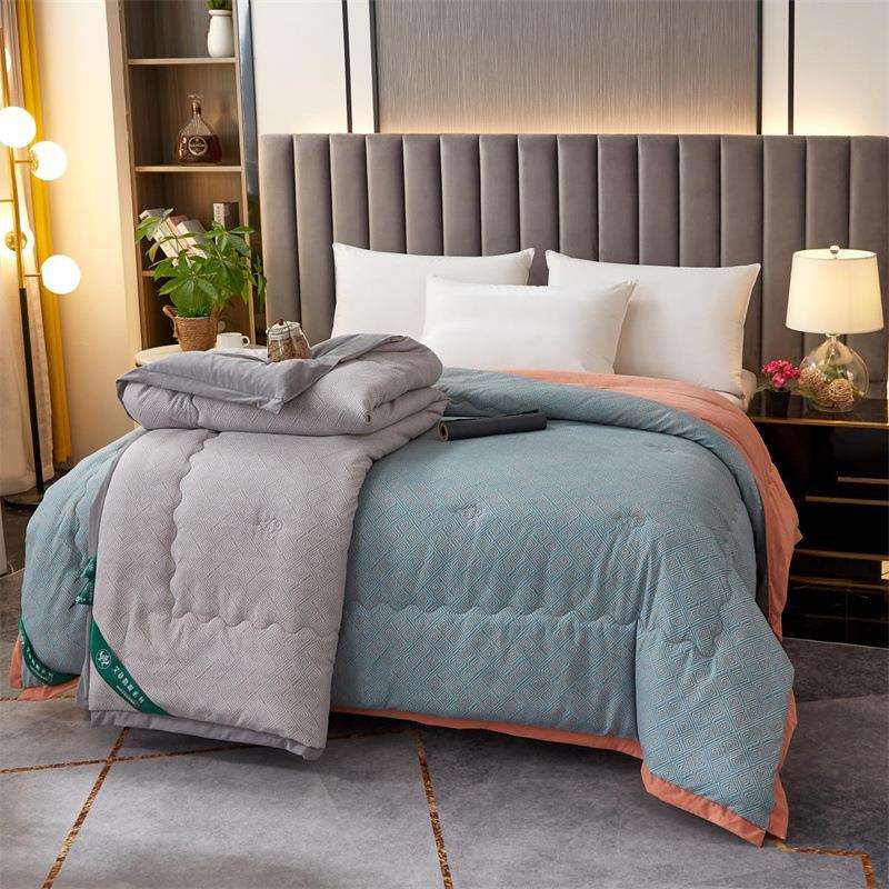 CB#艾草锦绒AB面冬被艾绒被子艾草褥子秋冬加厚保暖家用2*2.3被芯