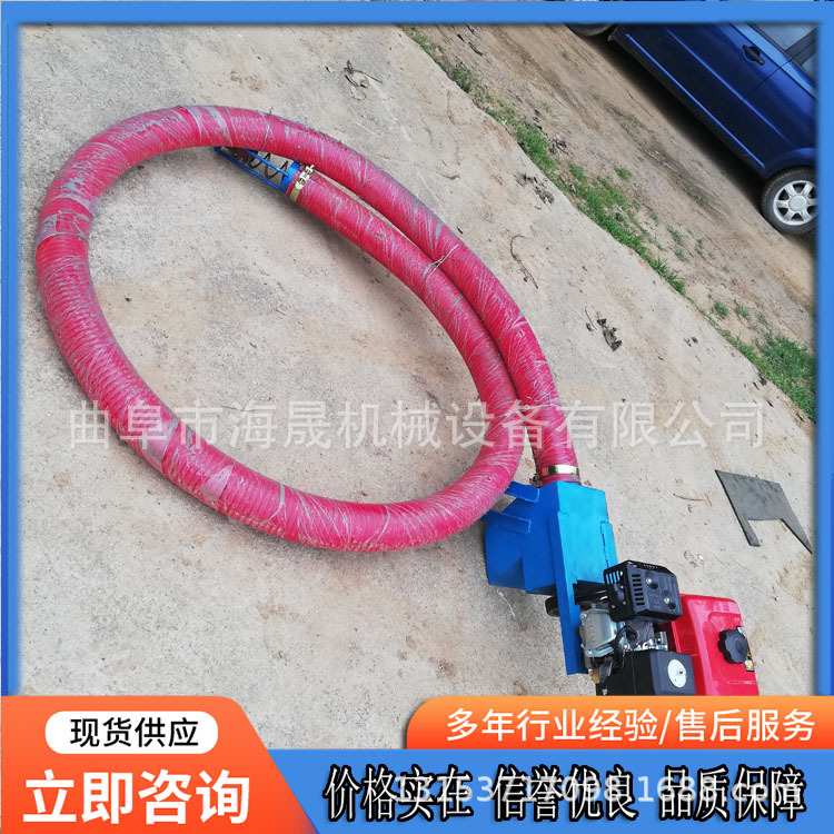农用车挂壁式软管吸粮装车机 海晟玉米小麦流动收粮食车载吸粮机