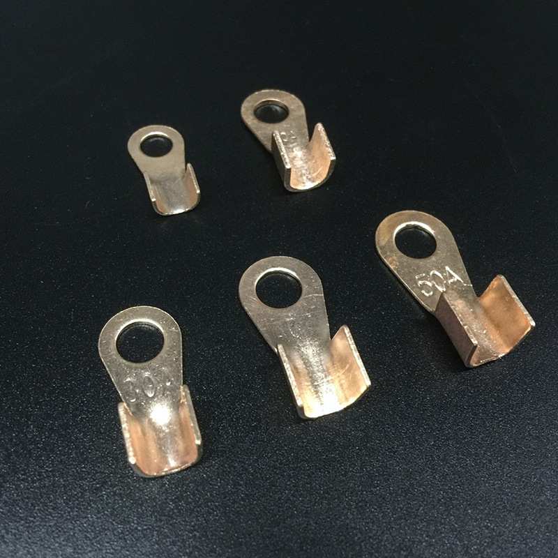 跨境 245PCS 开口线耳+热缩管 组合 OT 开口鼻 铜鼻子 紫铜端子