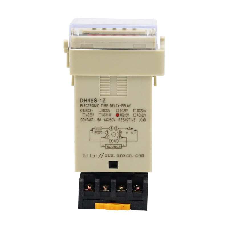 mnxcn铭新DH48S-1Z数字显示计时器 通电延时220V数显时间继电器