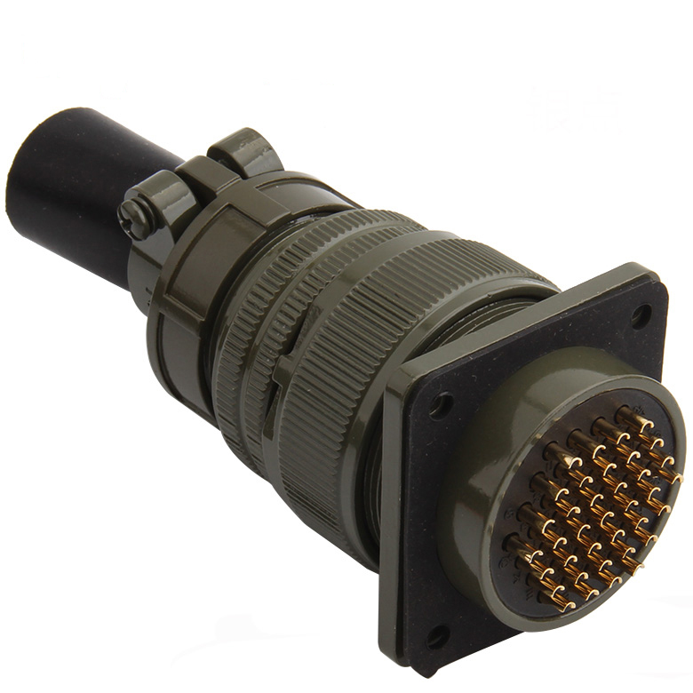 5015 37芯 美军标航空插头 MS3106 28-21S MS3102 28-21P 直头