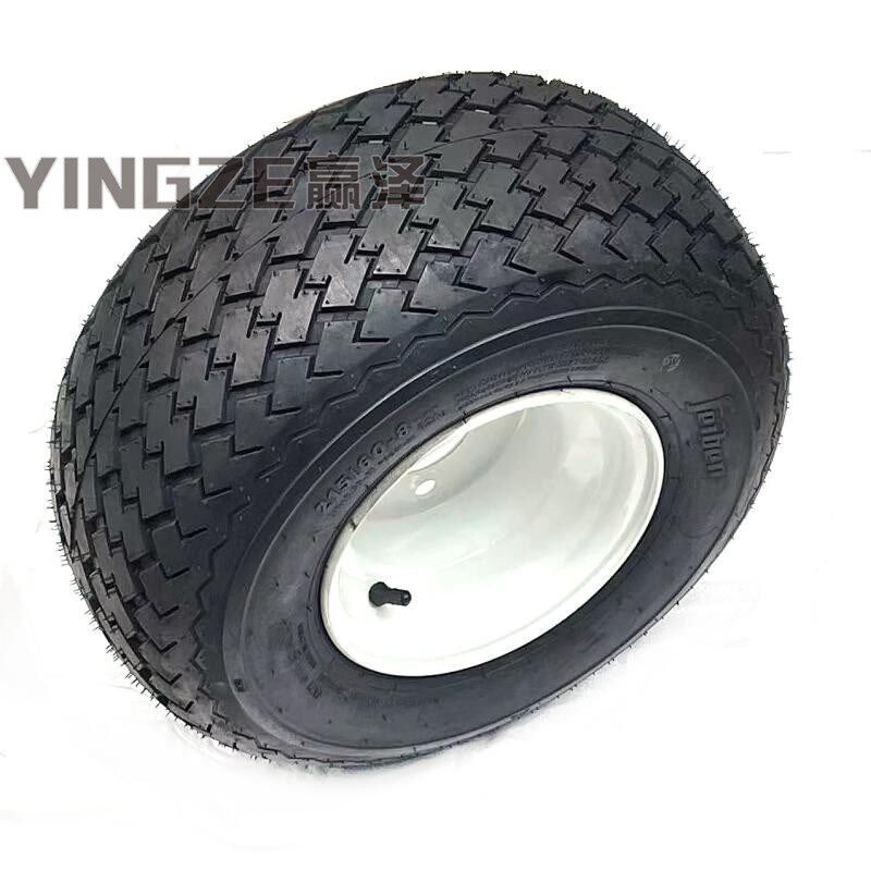 观光巡逻车沙滩车215/60-8寸轮胎高尔夫球车轮胎18x8.50-8寸轮毂