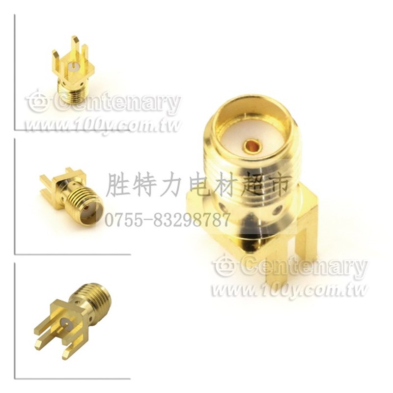 SMA8400M1-0000捷宝JYEBAO台产SMA-KE/SMA-KHD镀金1.59mmT/18GHZ