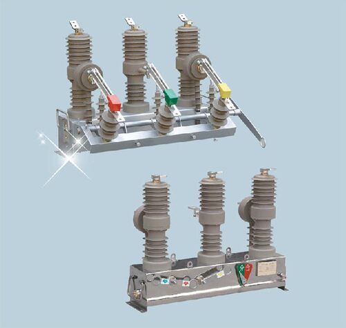 登高 ZW32-12/400A 户外高压真空断路器 铁壳 手动不带隔离
