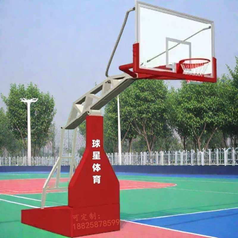 惠州球星篮球架标准东莞深圳南开移动式地埋室内户外篮球架厂家