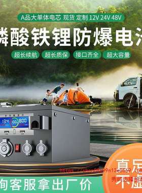【厂家直销】宁德房车磷酸铁锂电池800AH大容量12v24v48V电源