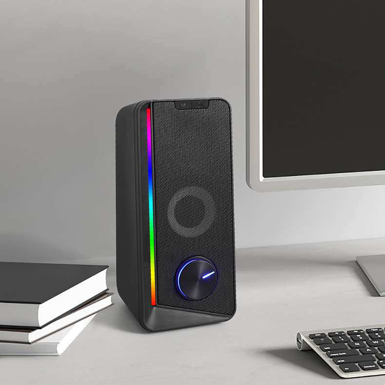 2021新款小音箱电脑无线蓝牙台式电视游戏usb有线桌面家用低音炮