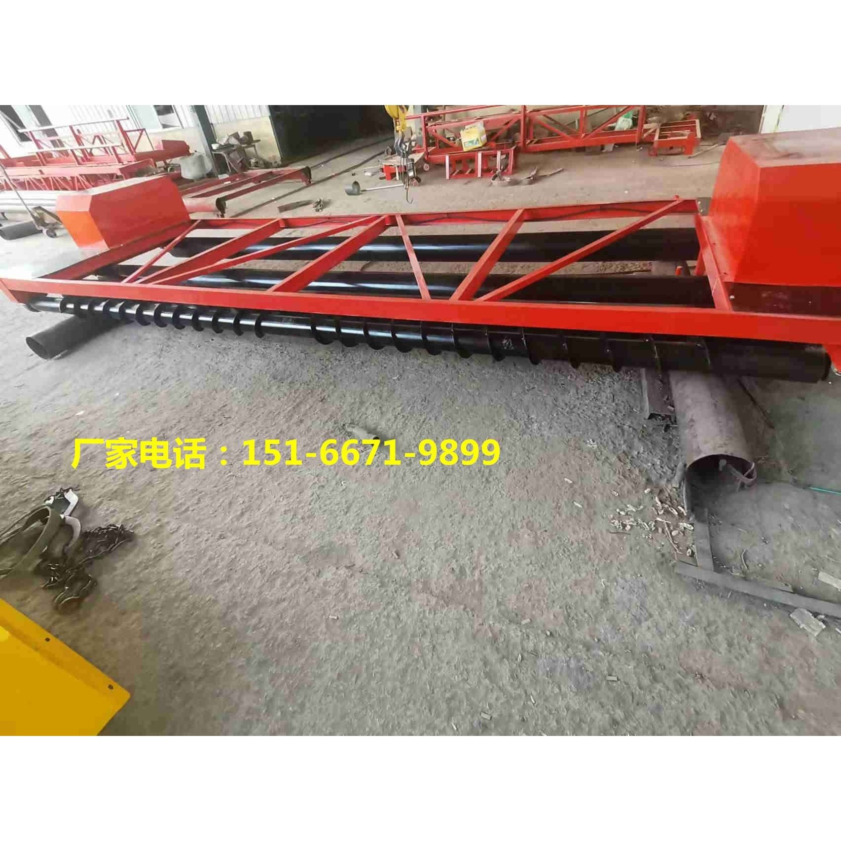 水泥混凝土路面摊铺机三滚轴震动找平机框架振动梁路面整平机图片