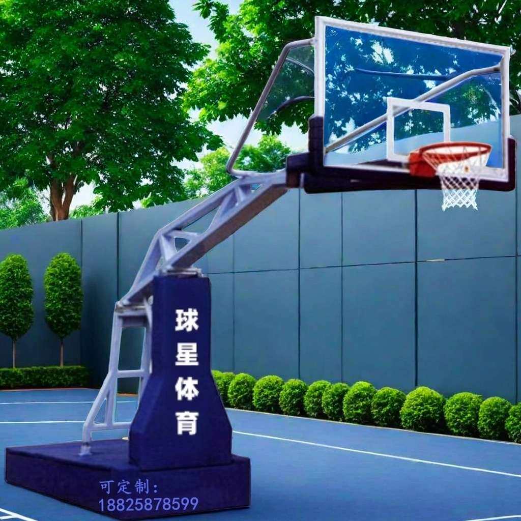 东莞球星篮球架移动篮球架训练室外学校家用比赛户外地埋篮球架