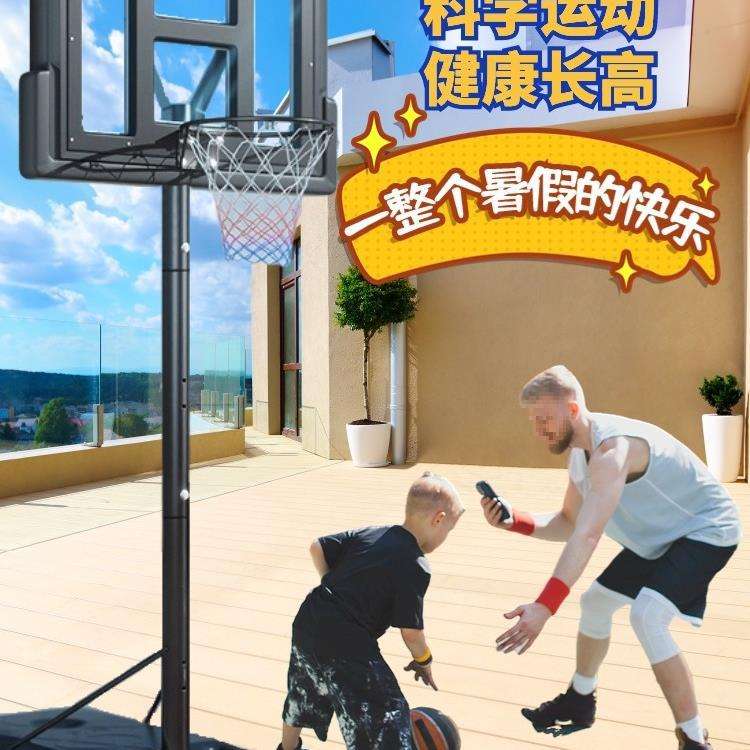 篮球架投篮框儿童家用室内蓝球投篮架可移动户外升降成人标准篮筐