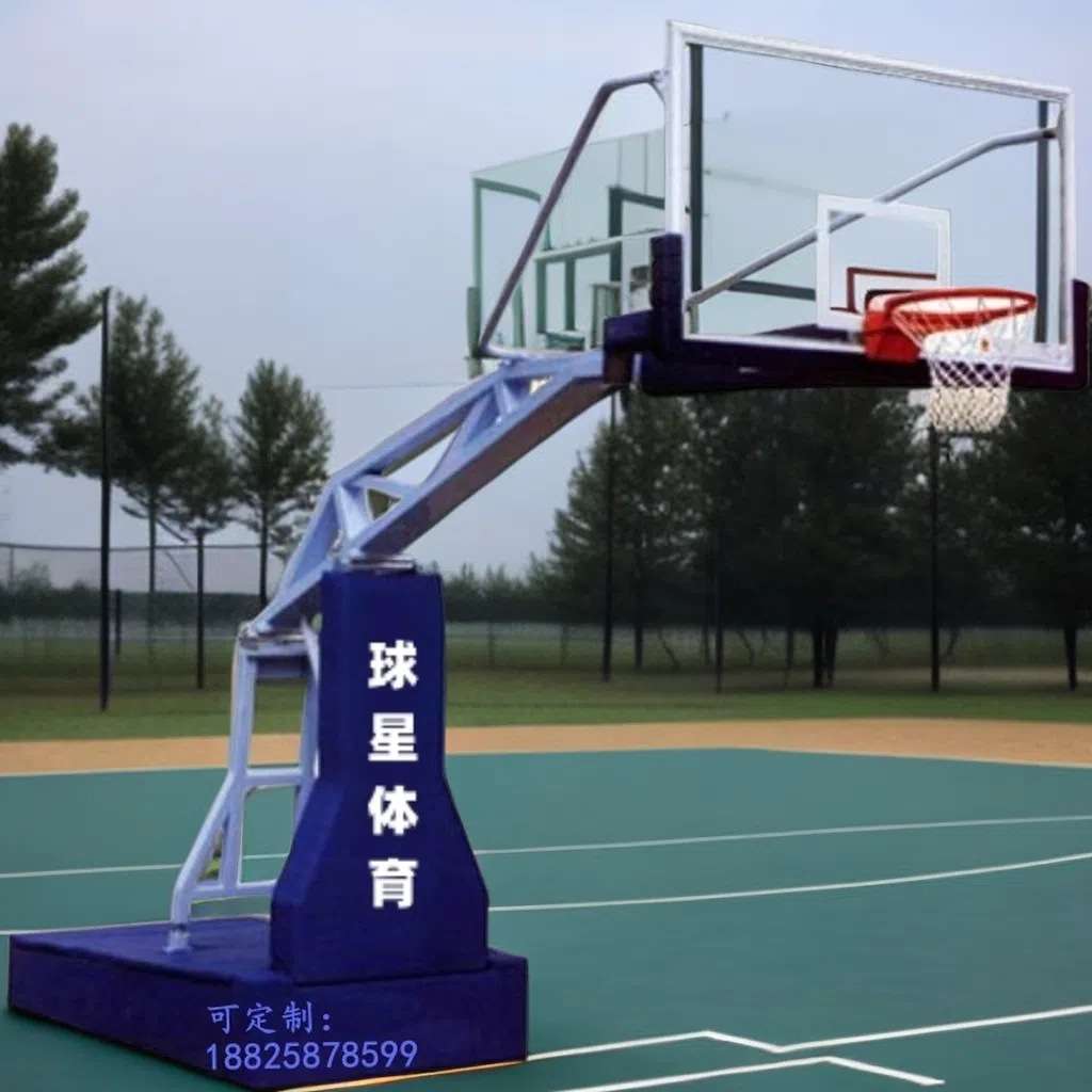 阳西篮球架潮州惠州深中球星蓝球架湘桥标准型移动式固定式篮球架