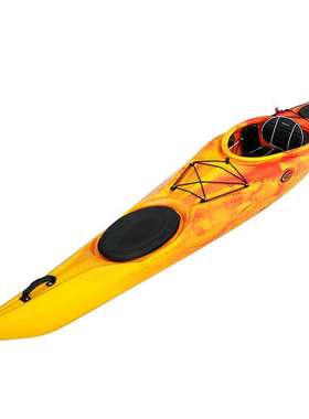 SEAFLO皮划艇kayak冲锋舟加厚硬底座舱式独木舟单人艇水上划艇