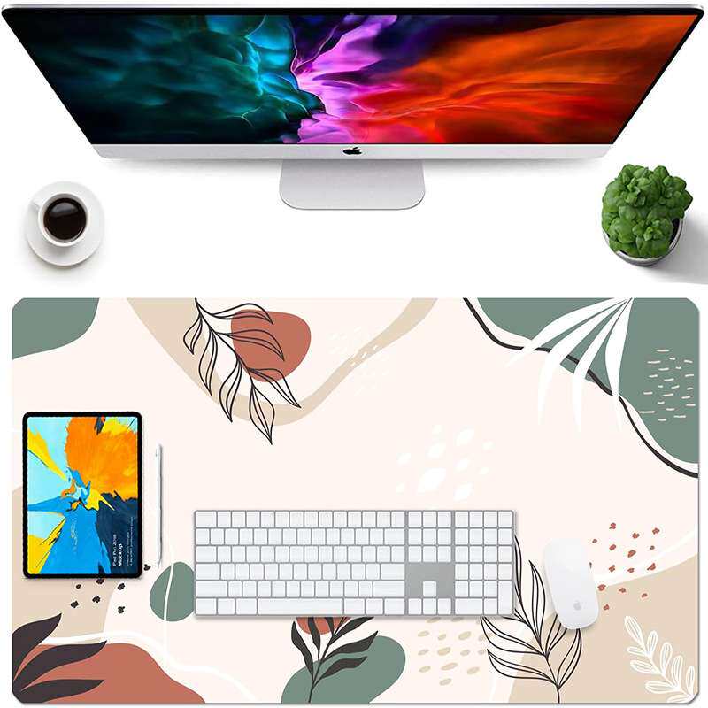 皮革电脑桌垫环保书桌垫 办公室桌面垫学习写字台桌布书桌垫子