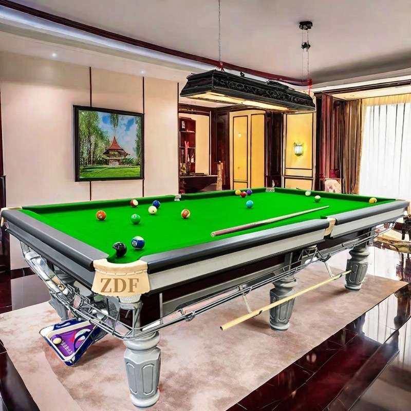 山东ZDF台球桌潮州台球桌标准型揭阳台球桌商用云浮台球桌球房用