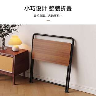 折叠书桌可移动电脑桌卧室学生家用学习写字桌子简易床边桌工作台