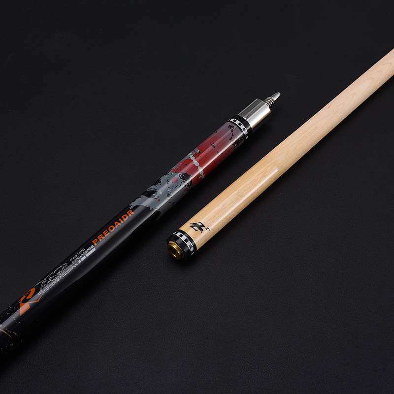 美洲豹台球杆中式黑8球杆九球杆大头球杆台球杆黑八桌球杆大头杆