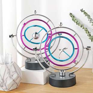 星星月亮永动仪牛顿摆件家居客厅桌面办公室现代简约摆饰装修礼品