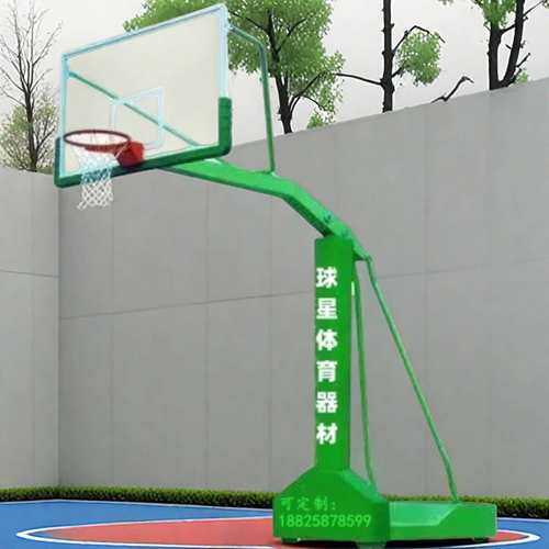 篮球架厂家学校青少年地埋式篮球架户外休闲成人比赛可移动篮球架