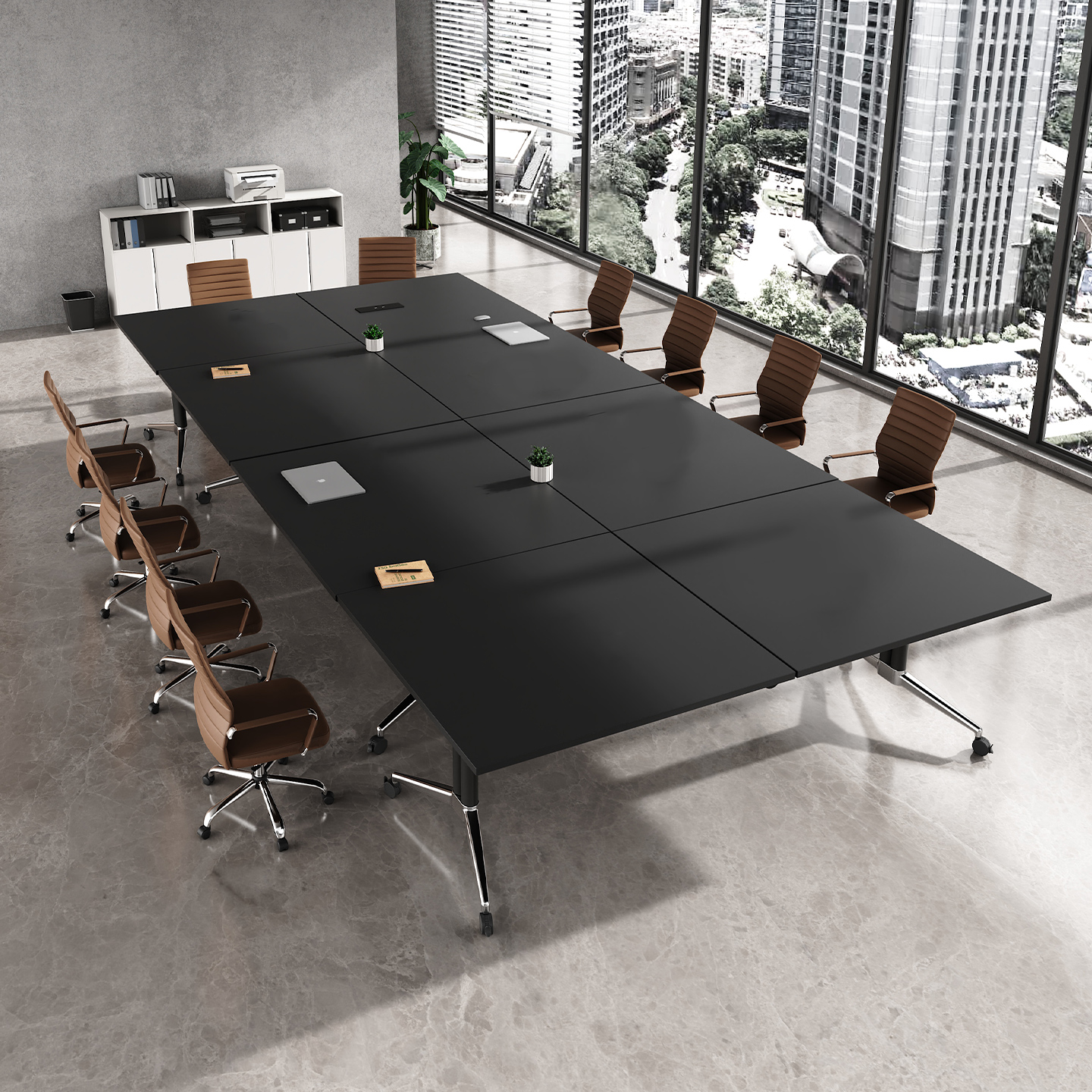 【免费送装】折叠会议桌可移动