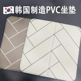 韩国进口pvc坐垫加厚ins英伦风携带折叠防潮垫防水隔凉椅垫洗澡垫