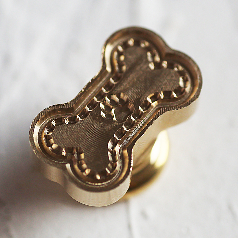 可爱萌宠汪星人小狗狗骨头火漆印章礼盒忠犬狗爪小众儿童节礼物