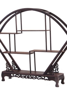 鸡翅木小博古架工艺品摆件家居客厅室内装饰茶几摆件办公室装饰品