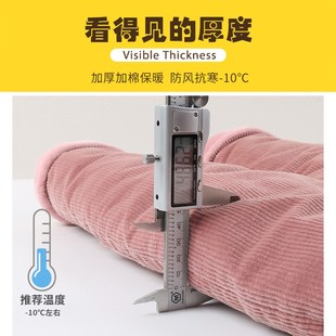 子特厚女宝宝绒裤 婴儿背带棉裤 冬加绒加厚外穿开档儿童夹棉保暖裤