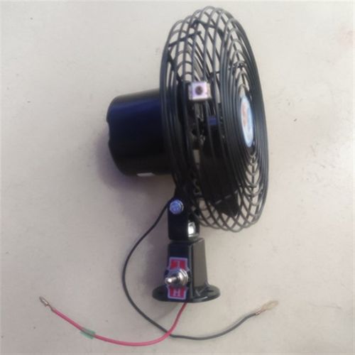 轮式挖掘机叉车装载车 调速强风全铁金属壳车载电风扇通用24V吊扇