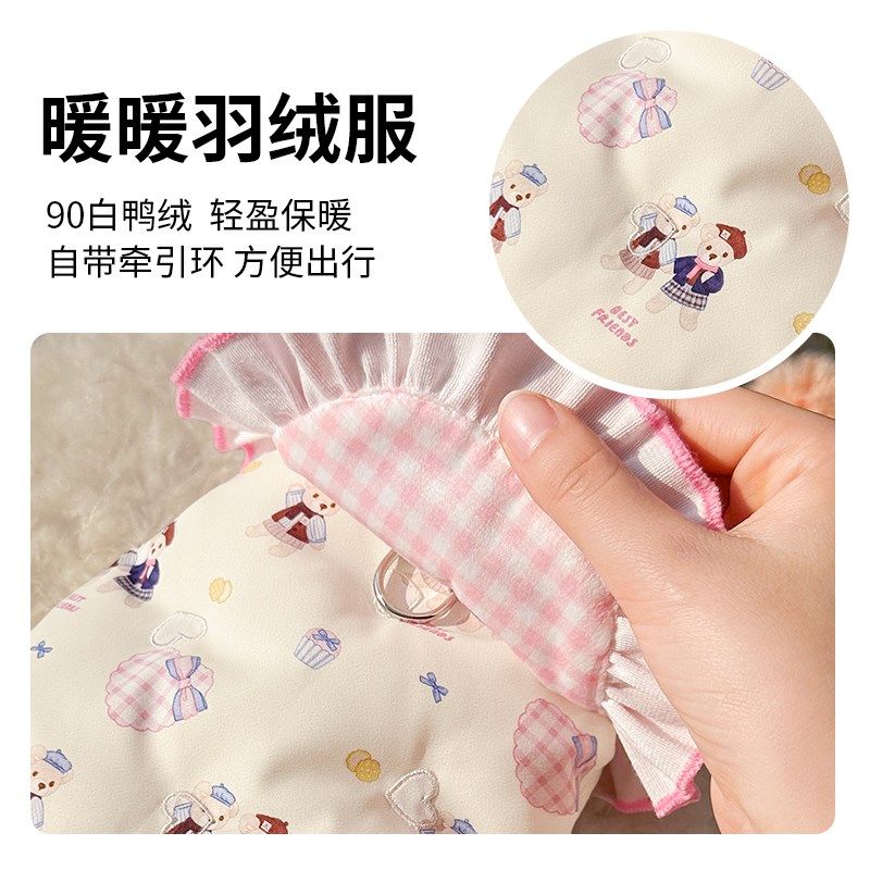 狗狗羽绒服小型犬冬季保暖宠物小狗比熊泰迪衣服猫咪马甲冬款加厚