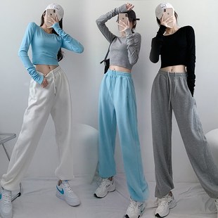 爵士舞服装女上衣宽松裤子jazz舞蹈短款高腰性感街舞嘻哈显瘦套装