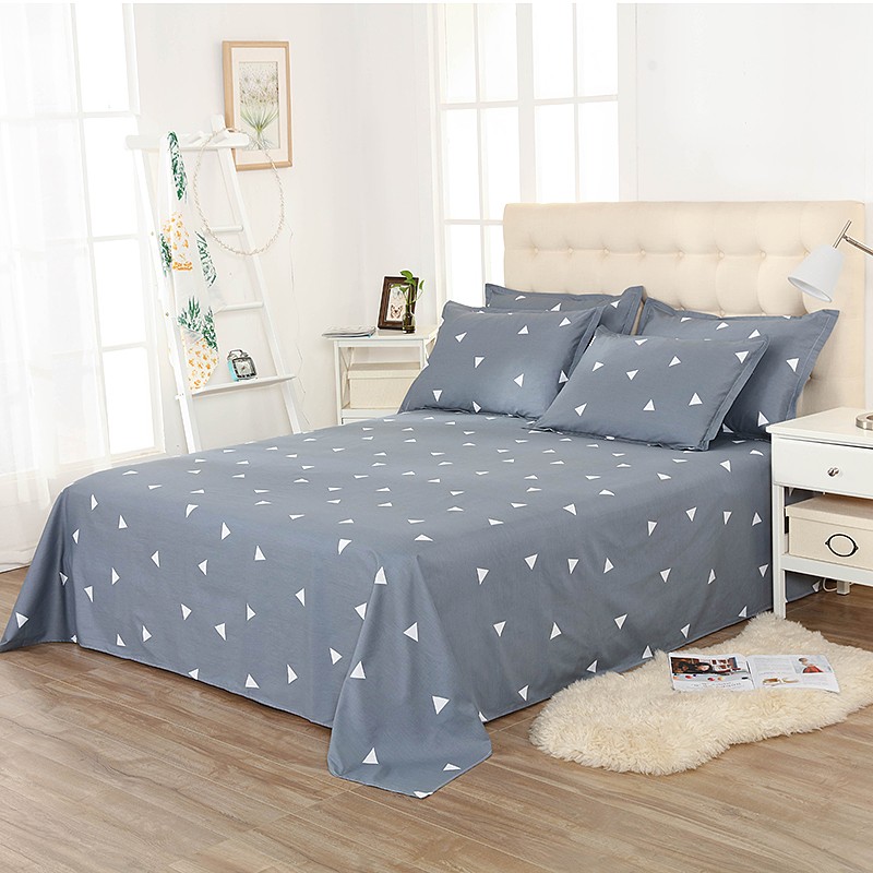 单件床单1.6x2.3cm学生宿舍床1.2米单人100全棉双人1.8x2x2.5