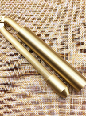 折叠亚光寻龙尺摆件黄铜探测棒高精度专业辅助罗盘仪点穴桌面摆件